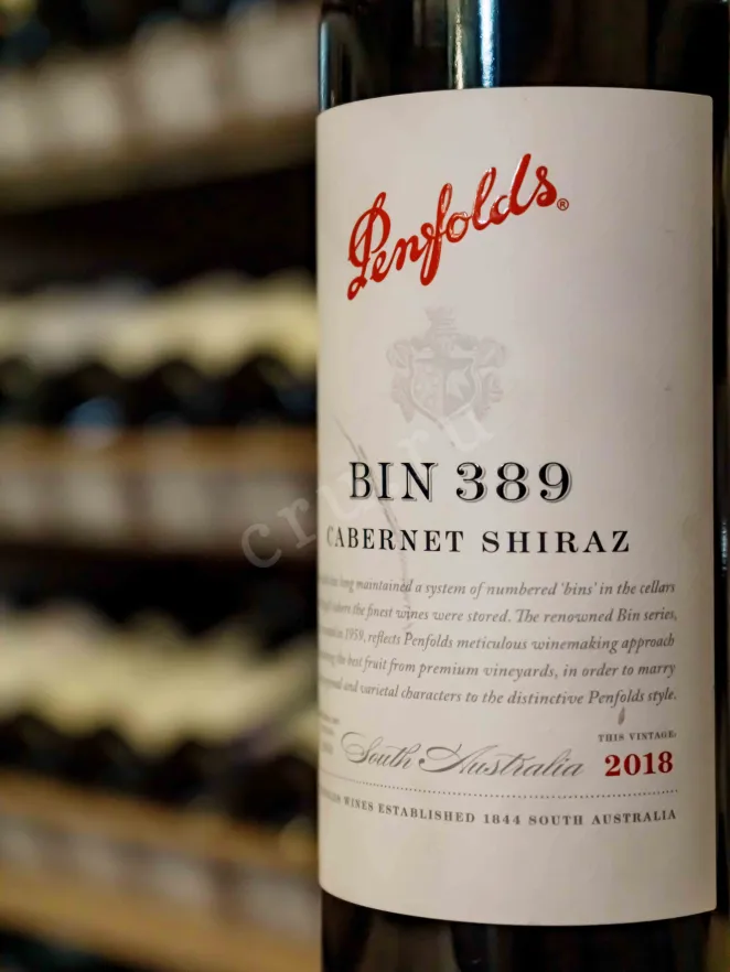 В магазине Крю Профи Penfolds Bin 389 Cabernet Shiraz 2018 0.75 л