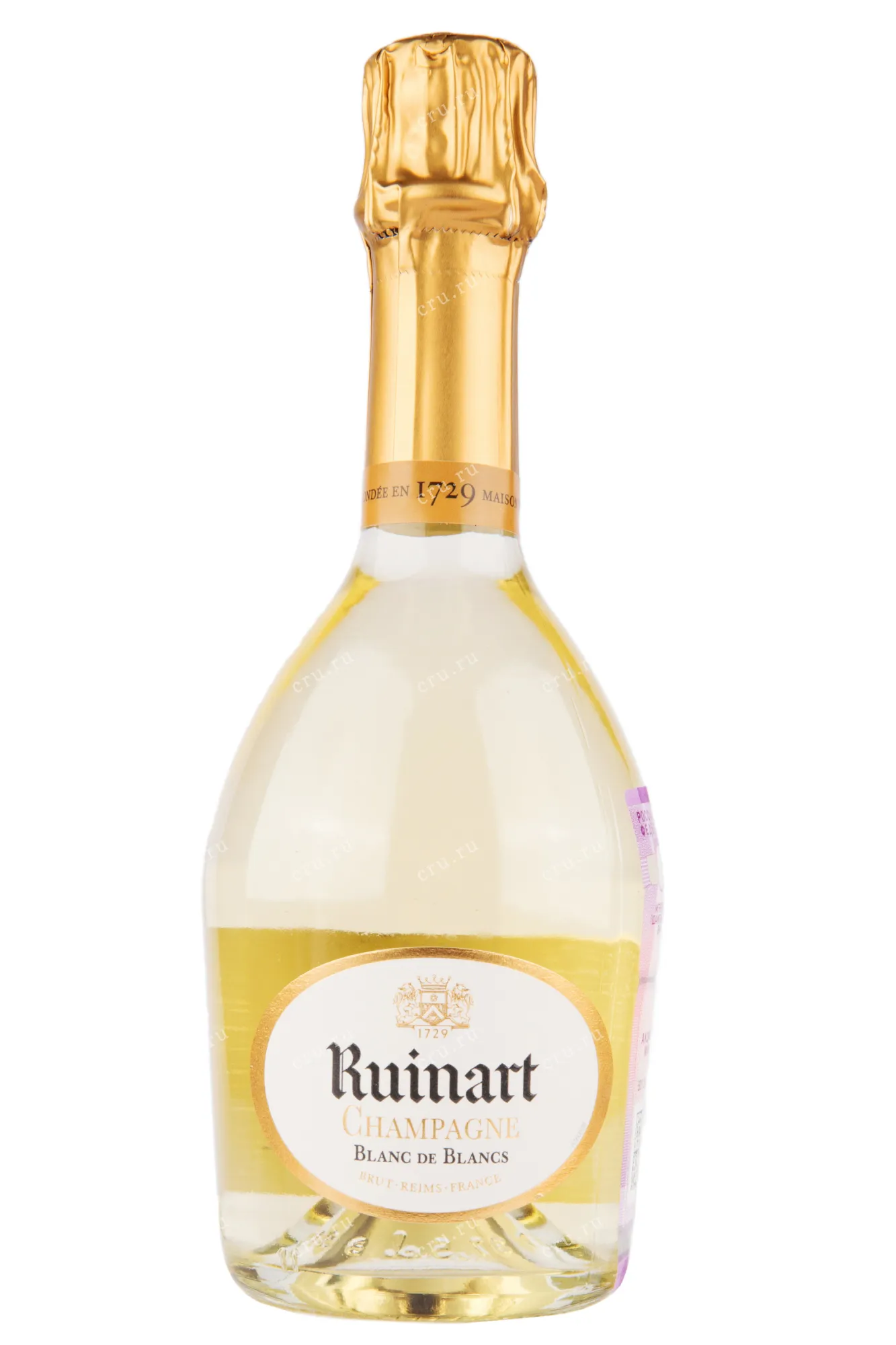 Фото — Шампанское Ruinart Blanc de Blancs 2019 0.375 л