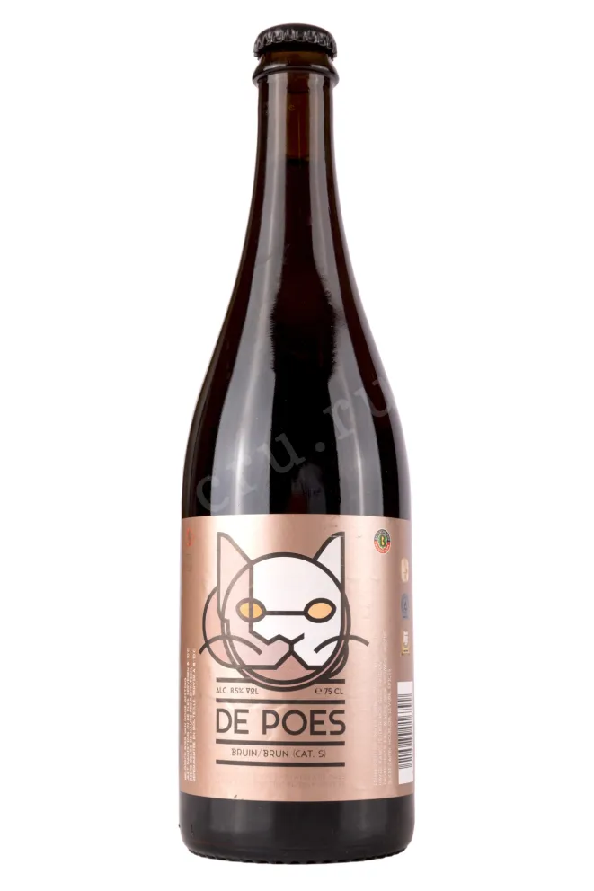 Пиво De Poes Bruin  0.75 л