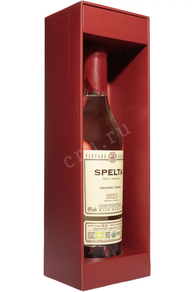 В подарочной коробке Spelta Organic in gift box with pearl spoon 0.5 л