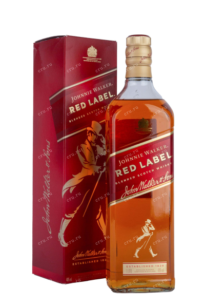Виски Johnnie Walker Red Label  1 л