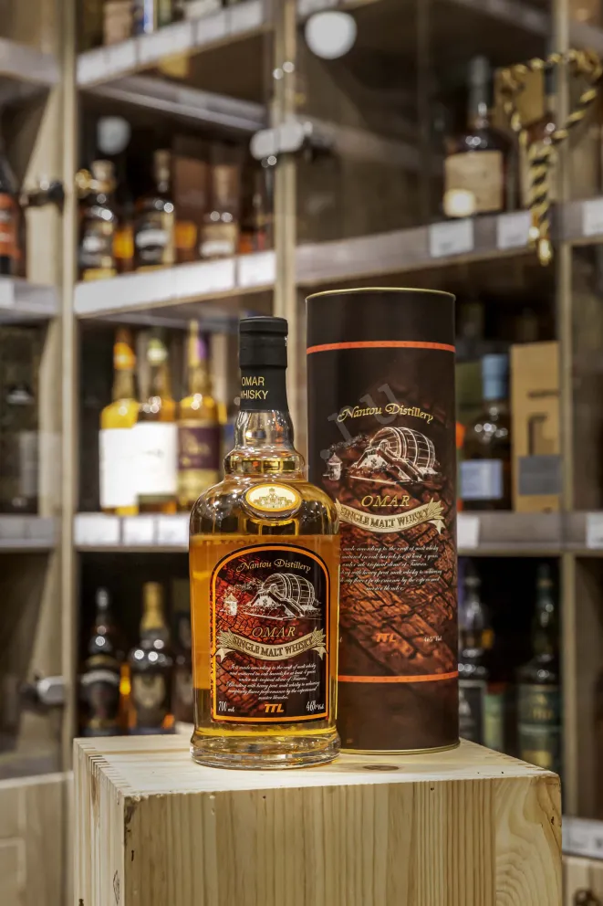 В магазине Крю Профи Omar Single Malt Peated Type in tube 0.7 л