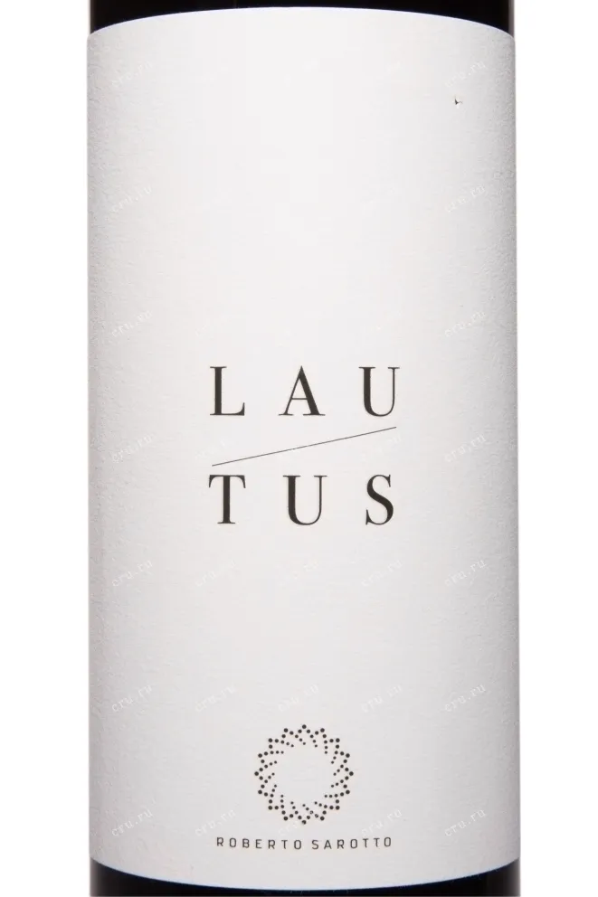 Этикетка Roberto Sarotto Lautus Langhe DOC Rosso 2022 0.75 л