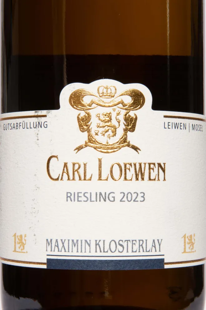 Этикетка Carl Loewen Riesling Maximin Klosterlay 2023 0.75 л