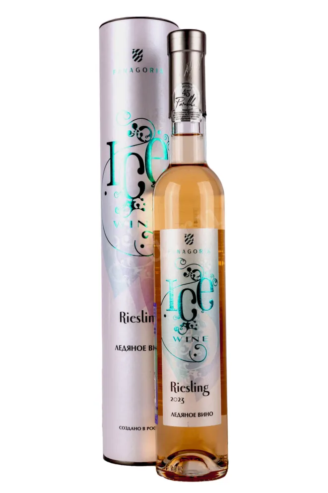 Вино Фанагория Ледяное Вино Рислинг в тубе 2023 0.375 л