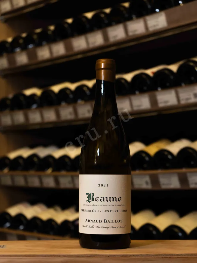 В магазине Крю Профи Arnaud Baillot Beaune Premier Cru Les Pertuisots 2021 0.75 л