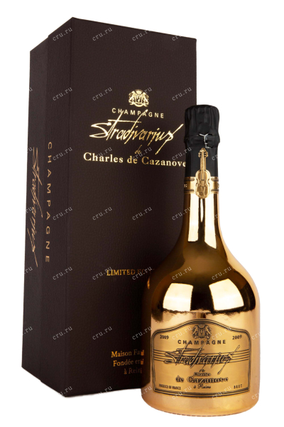 Шампанское Charles de Cazanove Stradivarius Brut 2009 0.75 л