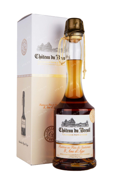 Кальвадос Chateau du Breuil Finition en Futs de Sauternes 8 Ans d'Age in gift box   0.7 л