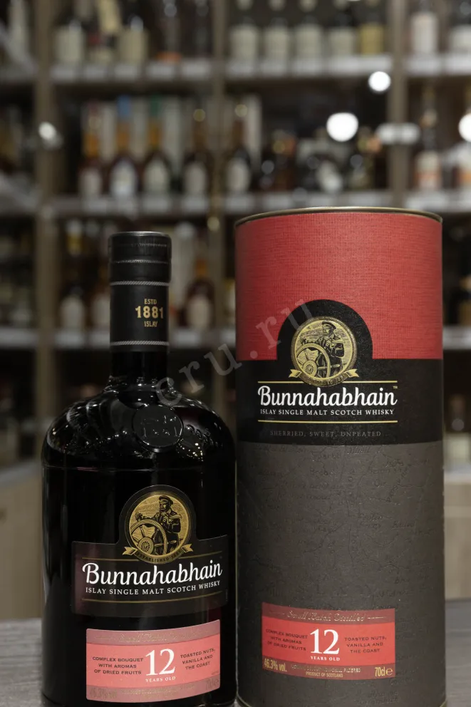 В магазине Крю Профи Bunnahabhain 12 years in a tube 0.7 л