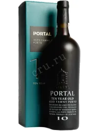 Портвейн Portal 10 Year Old Tawny Porto gift box 2012 0.75 л