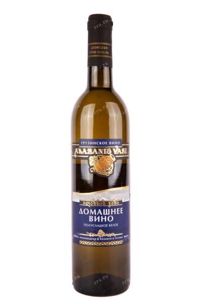 Вино Alazanis Vazi Domashnee White Semisweet 0.75 л