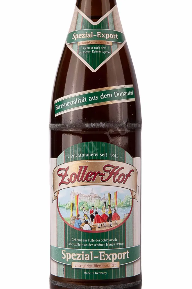 Этикетка Zoller-Hof Spezial-Export 0.5 л
