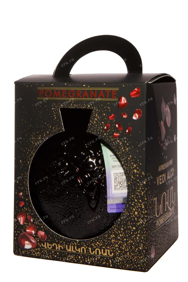 В подарочной коробке Vedi Alco Pomegranate in gift box 0.75 л