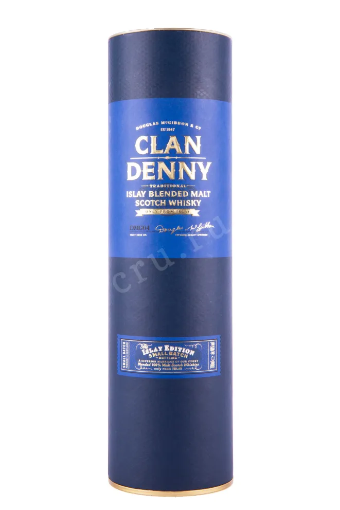 Подарочная коробка виски Клан Денни Айла 0.7
