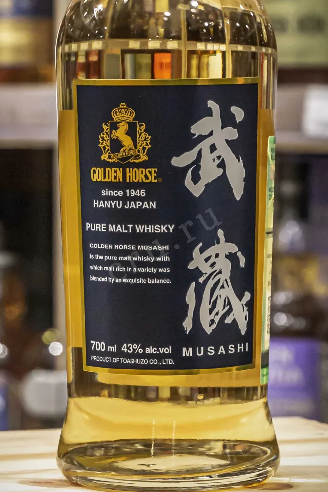 В магазине Крю Профи Golden Horse Musashi 3 years 0.7 л