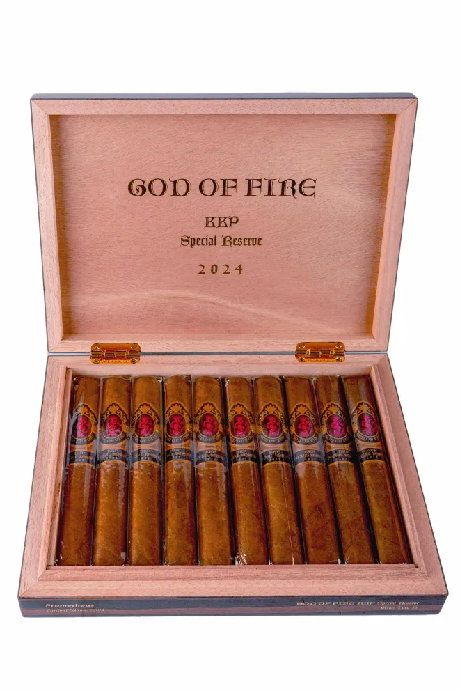 Коробка с сигарами God of Fire KKP Special Reserve Gran Toro 56 *10