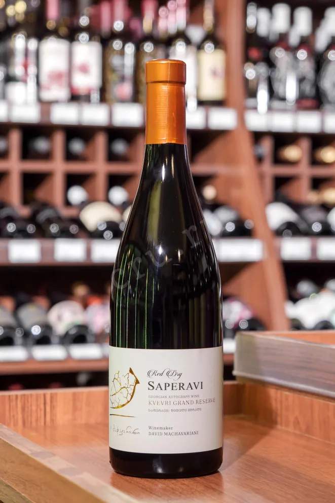 В магазине Крю Профи David Machavariani Saperavi Qvevri Grand Reserve 2021 0.75 л