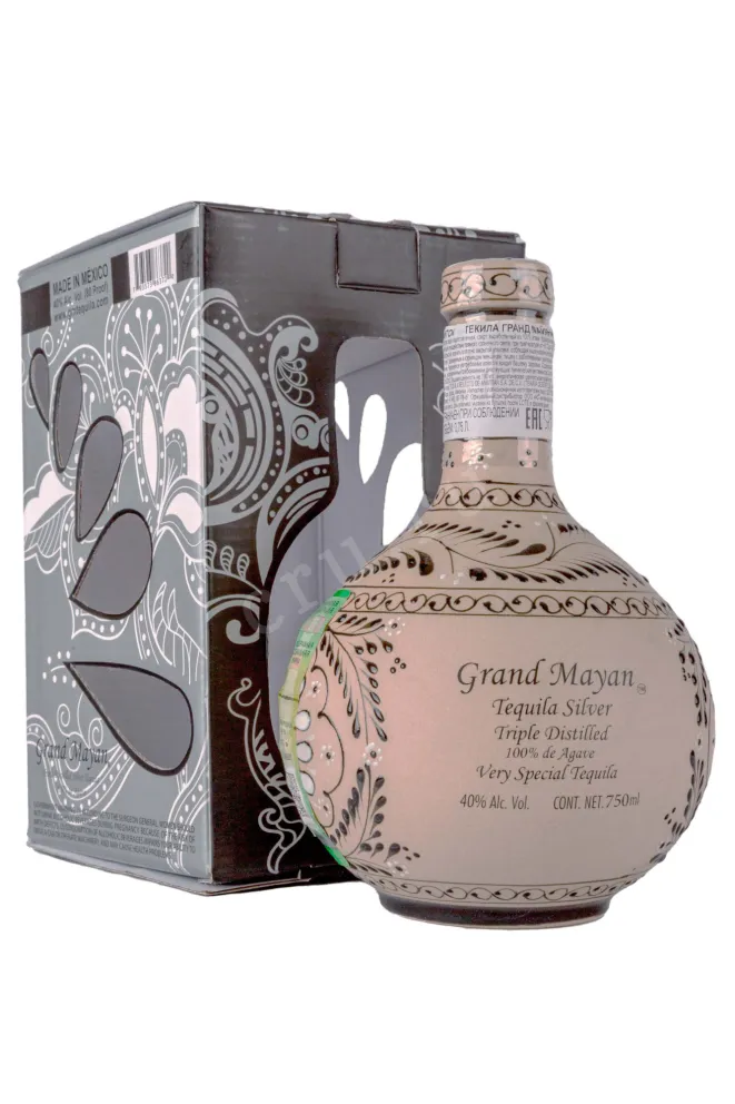 Текила Grand Mayan Silver in gift box  0.75 л