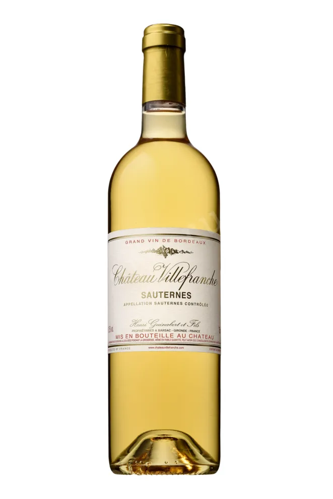 Вино Chateau Villefranche Sauternes 2022 0.375 л