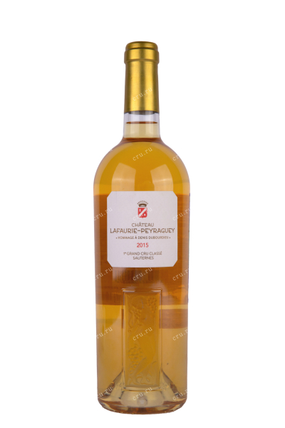 Вино Chateau Lafaurie-Peyraguey 1-er Cru Classe Sauternes 2015 0.75 л