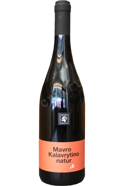 Вино Tetramythos Mavro Kalavrytino Natur Peloponnese PGI 2024 0.75 л