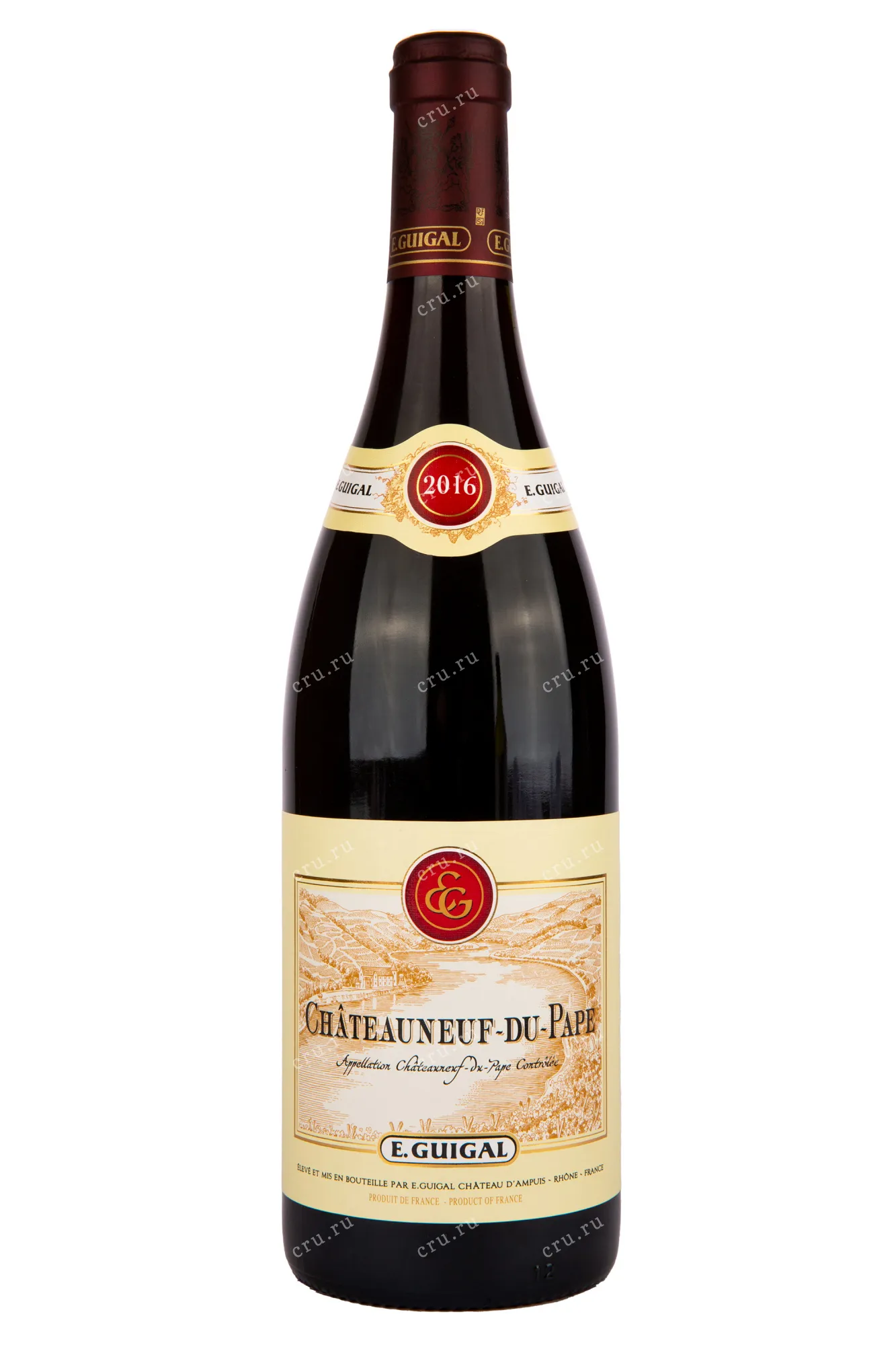 Фото — Вино E. Guigal Chateauneuf-du-Pape Rouge 2016 0.75 л