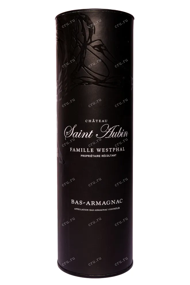Туба Арманьяк Saint Aubin Bas-Armagnac in tube 1985 0.7 л