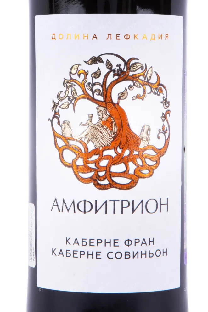 Этикетка вина Амфитрион Каберне 2019 0.75