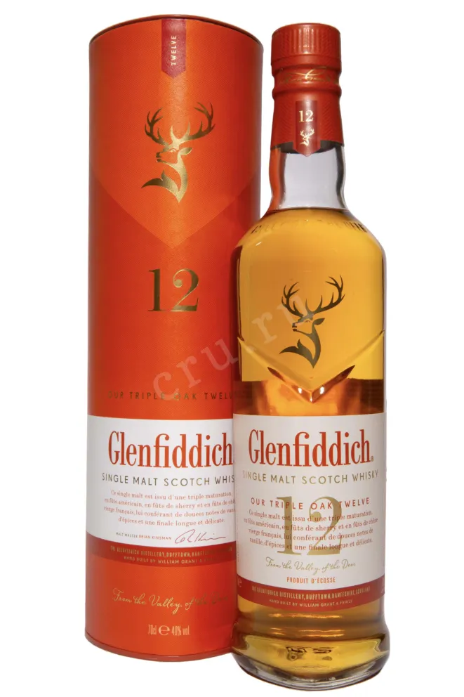 Виски Glenfiddich Single Malt Triple Oak Valley Of the Deer in tube  0.7 л