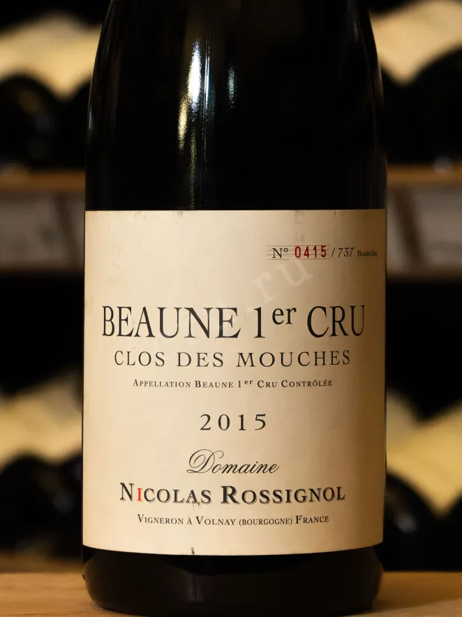 В магазине Крю Профи Beaune Premier Cru Clos Des Mouches Nicolas Rossignol 2015 0.75 л