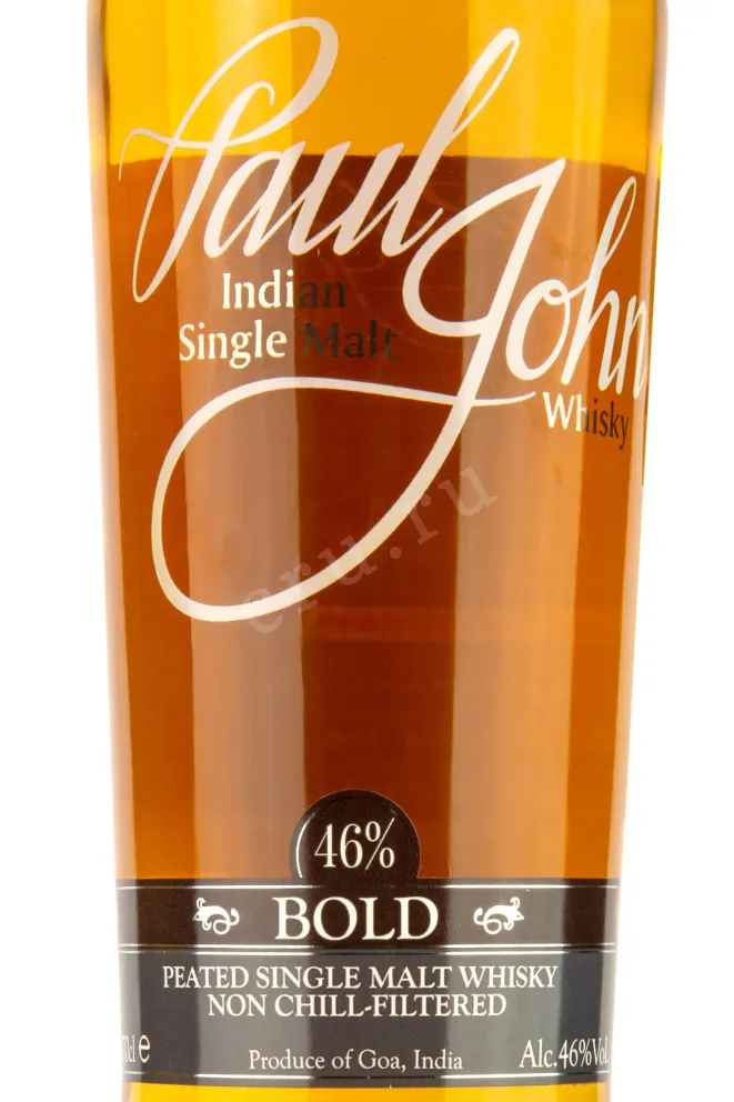 Этикетка Paul John Bold 0.7 л