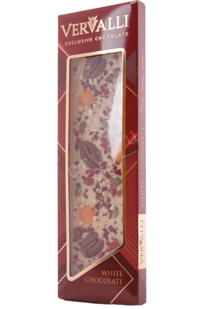 Шоколад Вервалли молочный с украшением Пекан