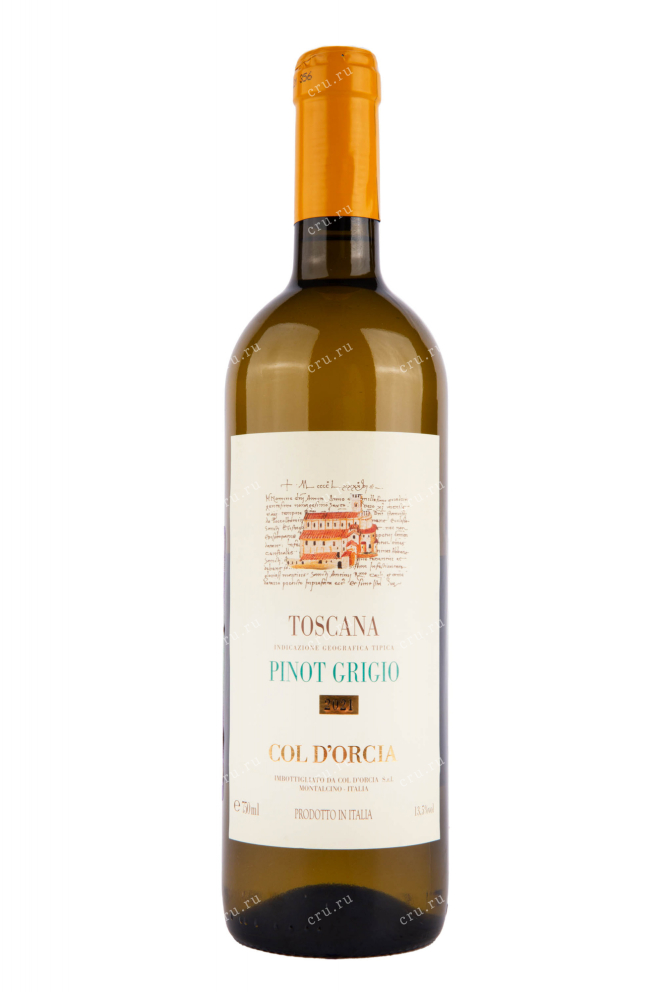 Вино Col d'Orcia Pinot Grigio Toscana IGT 2021 0.75 л