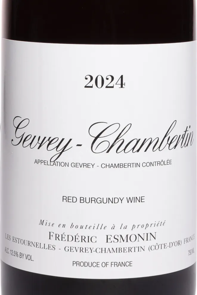 Этикетка Frederic Esmonin Gevrey-Chambertin 2024 0.75 л