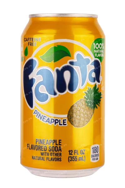 Газированный напиток Fanta Pineapple Железная банка 0.355 л