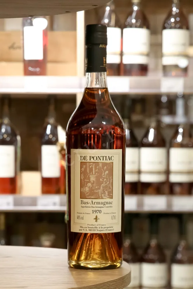 В магазине Крю Профи De Pontiac Bas-Armagnac in wooden box 1970 0.75 л