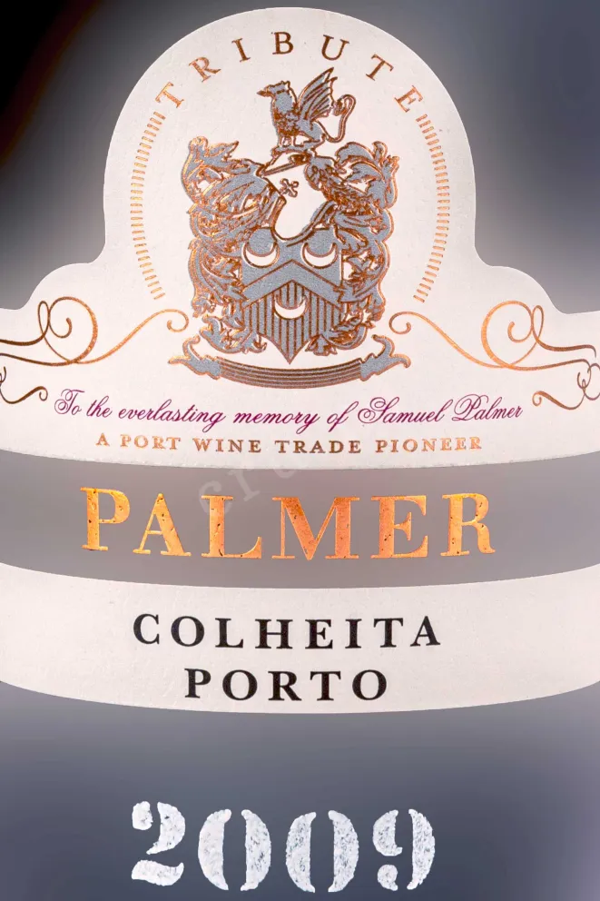 Этикетка Palmer Colheita Porto 2009 0.75 л