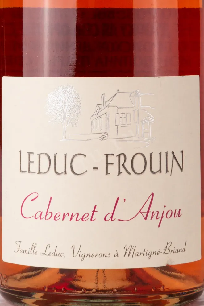 Этикетка Domaine Leduc-Frouin La Seigneurie Cabernet dAnjou AOC 2022 0.75 л