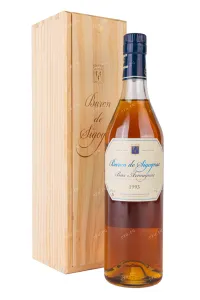 Арманьяк Baron de Sigognac wooden box 1993 0.7 л
