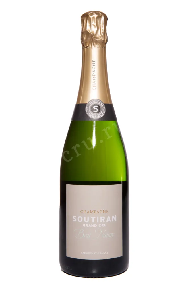 Шампанское Soutiran Grand Cru Brut Natur 2016 0.75 л