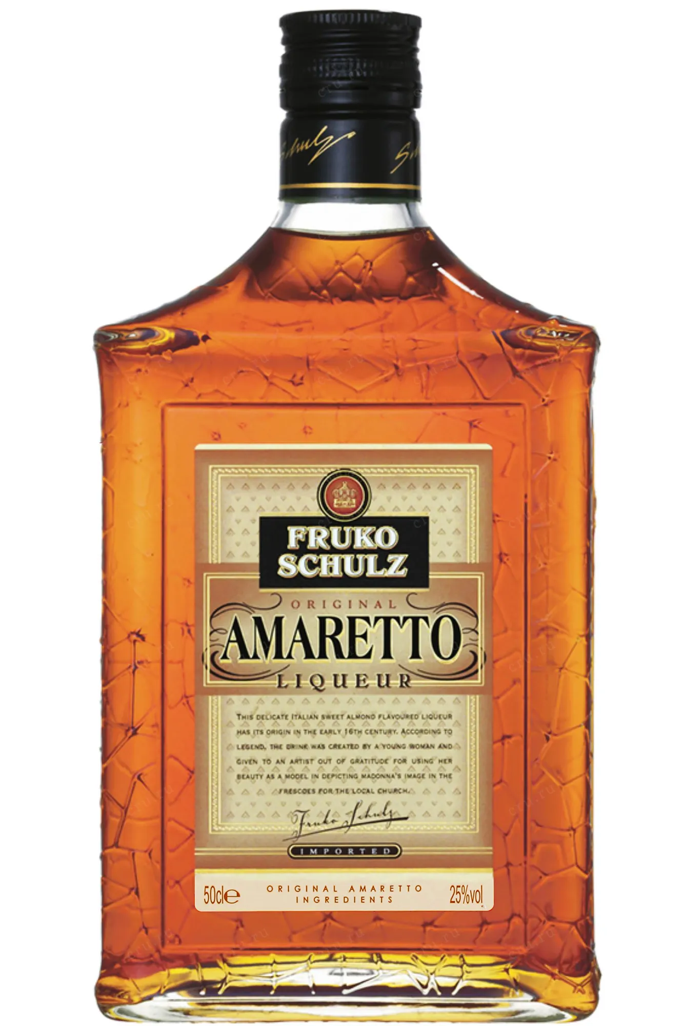 Фото — Ликер Fruko Schulz Amaretto  0.5 л