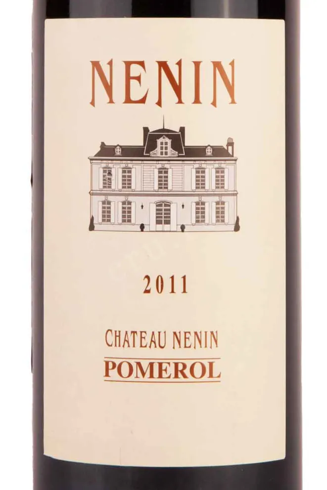 Этикетка Chateau Nenin Pomerol 2011 0.75 л