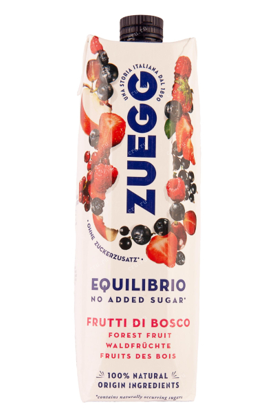 Сок Zuegg Equilibrio Frutti di bosco no added sugar  1 л