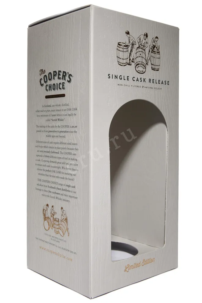 Подарочная коробка The Cooper's Choice Inchgower Calvados Cask Finish in gift box 2011 0.7 л