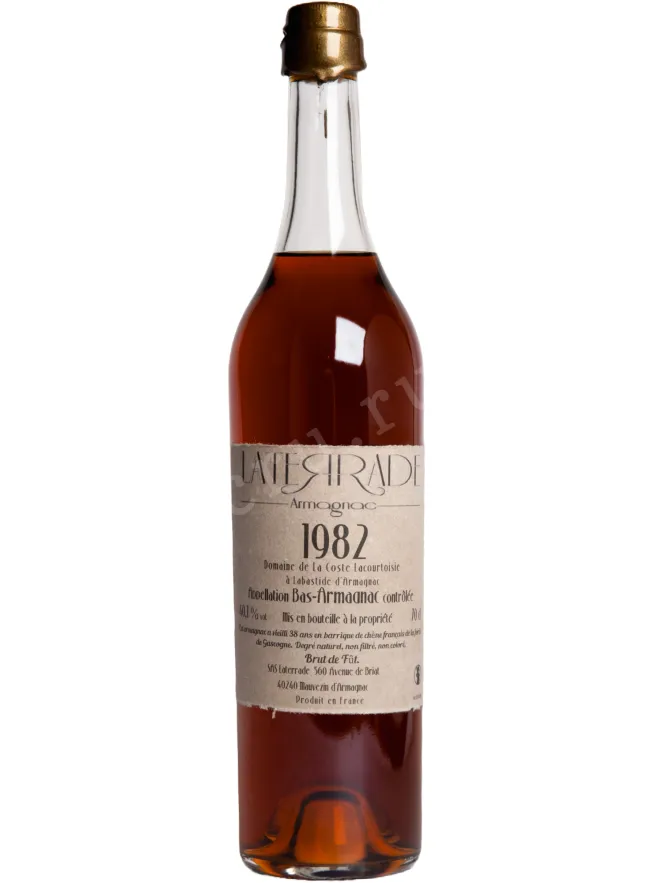 Арманьяк Laterrade Domaine de La Coste Lacourtoisie Bas-Armagnac 1982 0.7 л