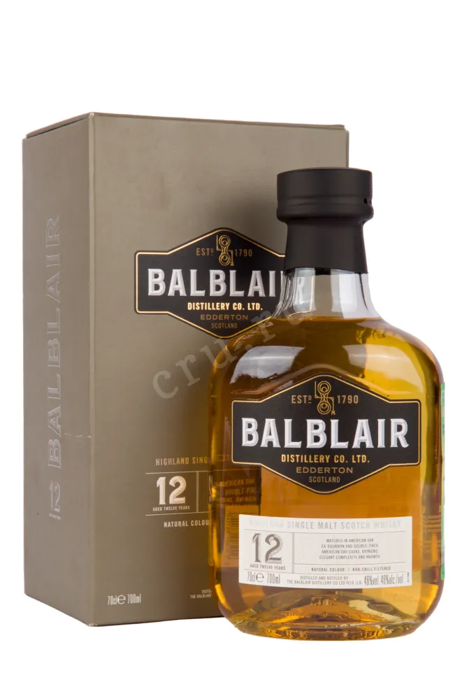 Виски Balblair 12 Years Old in gift box  0.7 л