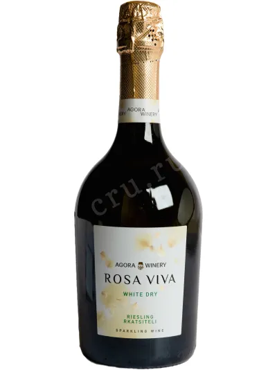Игристое вино Агора Роза Вива Рислинг Ркацители 2025 0.75 л