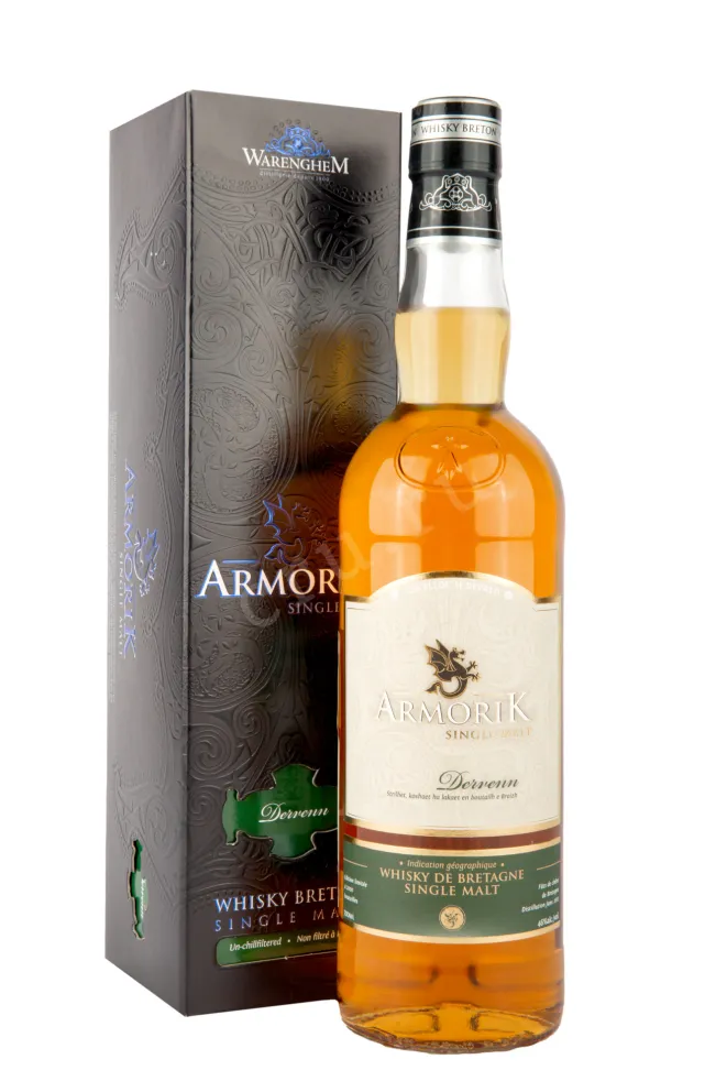 Виски Armorik Dervenn gift box  0.7 л