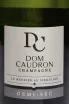 Этикетка Dom Caudron Demi Sec 2022 0.75 л