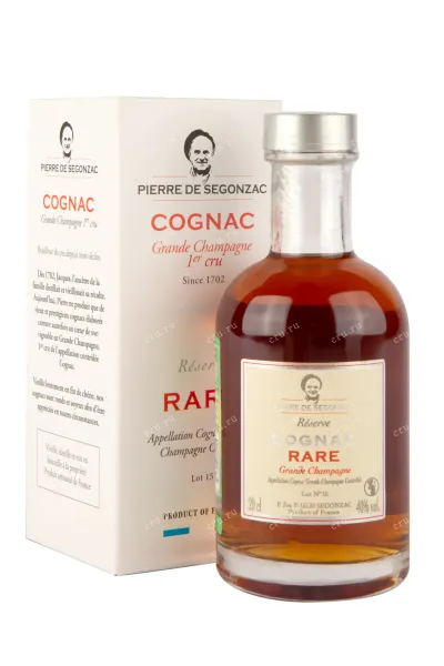 Коньяк Pierre de Segonzac Rare Reserve in gift box  0.2 л